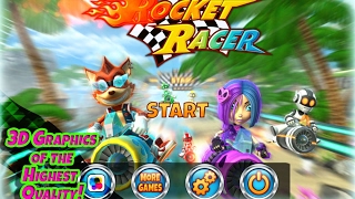 Rocket Racer Windows PC Games  Videos Games for Kids  Girls  Gameplay Video [upl. by Aissak]