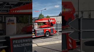 Feuerwehr Waldenbuch  MercedesBenz ATEGO Drehleiter mit Korb shorts [upl. by Anuaek]