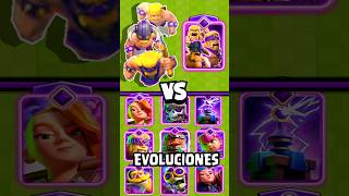 NUEVO TRIO de BARBAROS vs TODAS LAS CARTAS EVOLUCIONADAS  clashroyale [upl. by Nol]