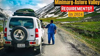 Minimarg Exploring Burzil Top amp Rainbow Lake Domel  Road Condition amp Travel Requirements [upl. by Toomin179]