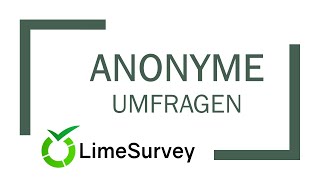 LimeSurvey Anonyme Umfragen [upl. by Lefton]