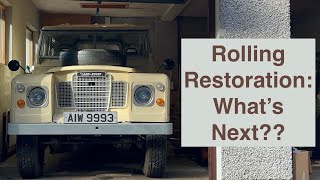 Land Rover Series 3  Whats next in the rolling restoration And how do I fix my Fairey Overdrive [upl. by Euqinitram741]