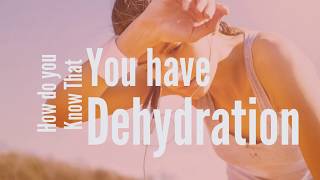 Dehydration sign and symptoms you need to knowhow to know that you have dehydration dietitianaqsa [upl. by Lehet]