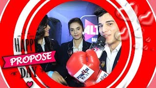 VALENTINE SPECIAL Siddharth Plays PROPOSE PRANK With Puncch Beat Girls Khushi Kajol amp Sinduja [upl. by Suirtemid]