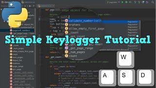 Python Keylogger Tutorial  Windows [upl. by Riffle]