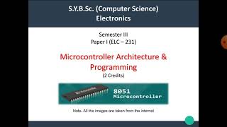 SYBCS  Microcontroller  Lecture9  Interfacing of external memories with 8051 microcontroller [upl. by Amaerd]