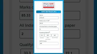 GATE AE Toppers 2024  IGCs GATE 2024 Aerospace Engineering Best Rankers result gate2024ae result [upl. by Airyk]