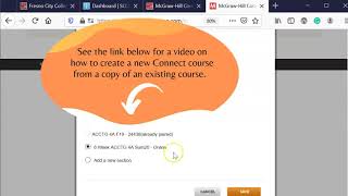 Pairing Canvas Course to McGraw Connect Course [upl. by Ereveniug]
