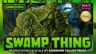 🌳SWAMP THING La Cosa del Pantano Resin Statue 14 Scale by sideshow  UNBOXING  Out of the Box [upl. by Arimay]