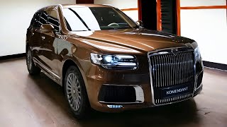 2024 Aurus Komendant  New Ultra Luxury SUV 44L V8 590HP Exterior And Interior In Depth Details [upl. by Mcevoy]