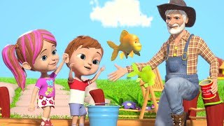 12345 Once I Caught a Fish Alive  Numbers Song amp Nursery Rhymes  Cartoons by Little Treehouse [upl. by Seldon330]