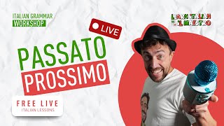 Italian Passato Prossimo Quiz – Live 🎉 [upl. by Boarer812]