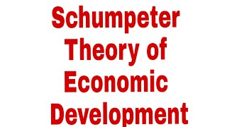 Schumpeter Theory of Economic Development [upl. by Assin]