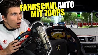 Lamborghini Aventador 700PS als FAHRSCHULAUTO ✪ FahrschulSimulator [upl. by Lledualc]