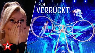 Echt verrückt Beim Todesrad hält die Jury die Luft an  Das Supertalent vom 31102020 [upl. by Brose]