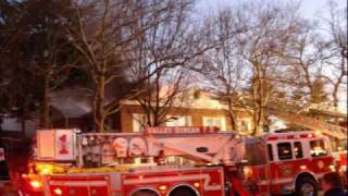 Hewlett Park Apartments Fire Slide Show [upl. by Karie]