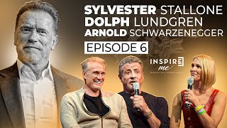 Sylvester Stallone Dolph Lundgren and Arnold Schwarzenegger on stage together IMP Episode 6 [upl. by Endo]