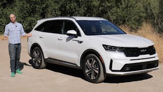 2022 Kia Sorento PHEV Test Drive Video Review [upl. by Yasdnil]