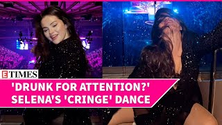 Selena Gomezs Jaw Dropping Video From Sabrina Carpenters Short N Sweet Concert Receives Backlash [upl. by Gleason746]