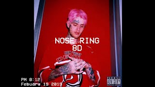 Lil Peep  Nose Ring 8D audio [upl. by Pawsner157]