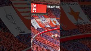 j league cup final ultras of Albirex Nigata in japan national stadiumsorts jleague [upl. by Rush]