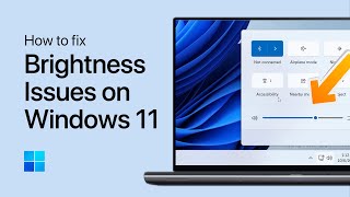 How To Fix Brightness Problems on Windows 11  Tutorial [upl. by Kristyn]