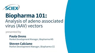 Biopharma 101 Analysis of Adenoassociated Viral AAV Vectors SCIEX Webinar [upl. by Macario]