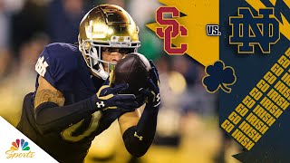 USC vs Notre Dame  EXTENDED HIGHLIGHTS  10142023  NBC Sports [upl. by Asylla]