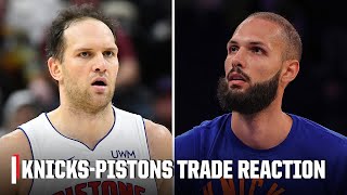 Bobby Marks reacts to KnicksPistons trade 🚨 I LOVE what New York is doing  NBA on ESPN [upl. by Cinamod122]