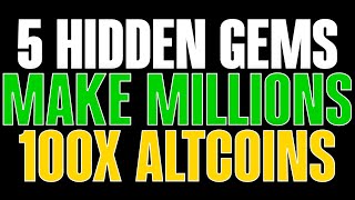 💥5 MASSIVE CRYPTO GEMS TO MAKE MILLIONS IN 2024💥100X ALTCOIN HIDDEN GEMS [upl. by Tanney552]