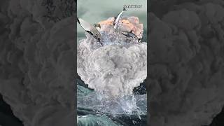 An asteroid in the ocean shortsviral vfx celestialbody vfxpro shortvideo specialeffects [upl. by Machutte]