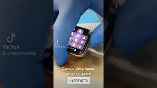 cambio vetro apple watch se 44mm [upl. by Gnivri315]