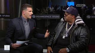 Does Eric B Think Rakim is the GOAT Rapper  New York Knicks  MSG Networks [upl. by Oslec]