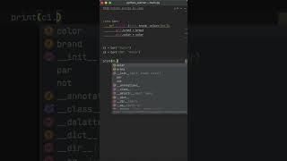 Class initialisation with default values in Python has never been easier before this video shorts [upl. by Ashia]