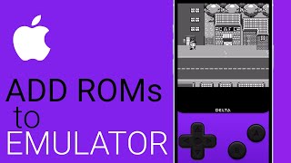 Howto Add ROMs to Emulator for iOS iPhoneiPad Delta Emulator [upl. by Tiemroth]