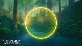 Best SLEEP Music  Isochronic Tones 💚 Binaural Beats  Forest Creek Sounds [upl. by Alue]