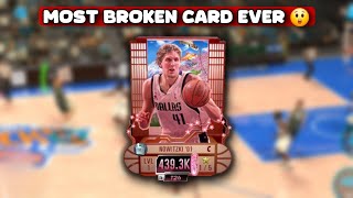 Who Approved This Golden Week Dirk Nowitzki Card On NBA 2K MOBILE 😳 [upl. by Adekahs]