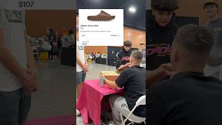 Buying Yeezy Slide Flax at Sneaker Con Phoenix sneakerhead reselling shoes buying [upl. by Hgiel]