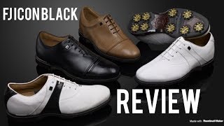 FootJoy Icon Black Golf Shoes Review A Proper Premium Shoe [upl. by Diaz]