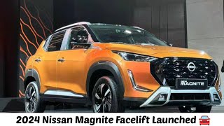 2024 Nissan Magnite Facelift Launched in India 🚘 youtube cars magnite facelift [upl. by Zerep]