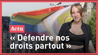 Marche des Fiertés  les Gay Pride se multiplient dans les petites villes [upl. by Eerac272]