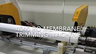 4040 ro membrane element trimming machine [upl. by Harrington]