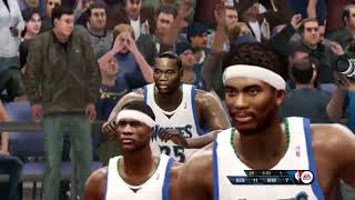 NBA Live 10 Gameplay  Denver Nuggets vs Minnesota Timberwolves [upl. by Adnah]