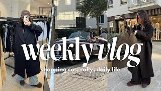 Shopping cos nouveau manteau Zoute Rally daily life   WEEKLY VLOG [upl. by Atiniv348]