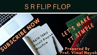 SR Flip Flop  Truth Table  Characteristic Table  waveform [upl. by Dercy]