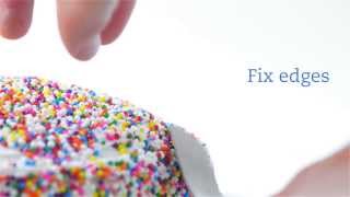 How to Decorate a Cake with sprinkles [upl. by Kaiser]