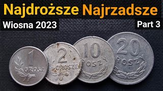 Najdroższe i najrzadsze monety PRL część 3 Wiosna 2023 20 groszy 1957 10 groszy 1973 1 grosz 1949 [upl. by Heppman]