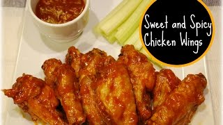 Sweet and Spicy Chicken Wings Recipe [upl. by Alimac]