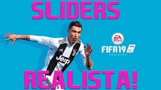 FIFA 192021222324  modificando os sliders para deixar o jogo mais real [upl. by Douty]