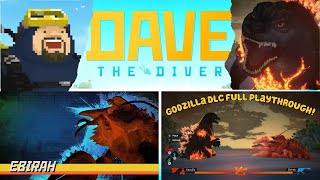 Dave The DiverGodzilla DLC Full Playthrough [upl. by Yemac95]